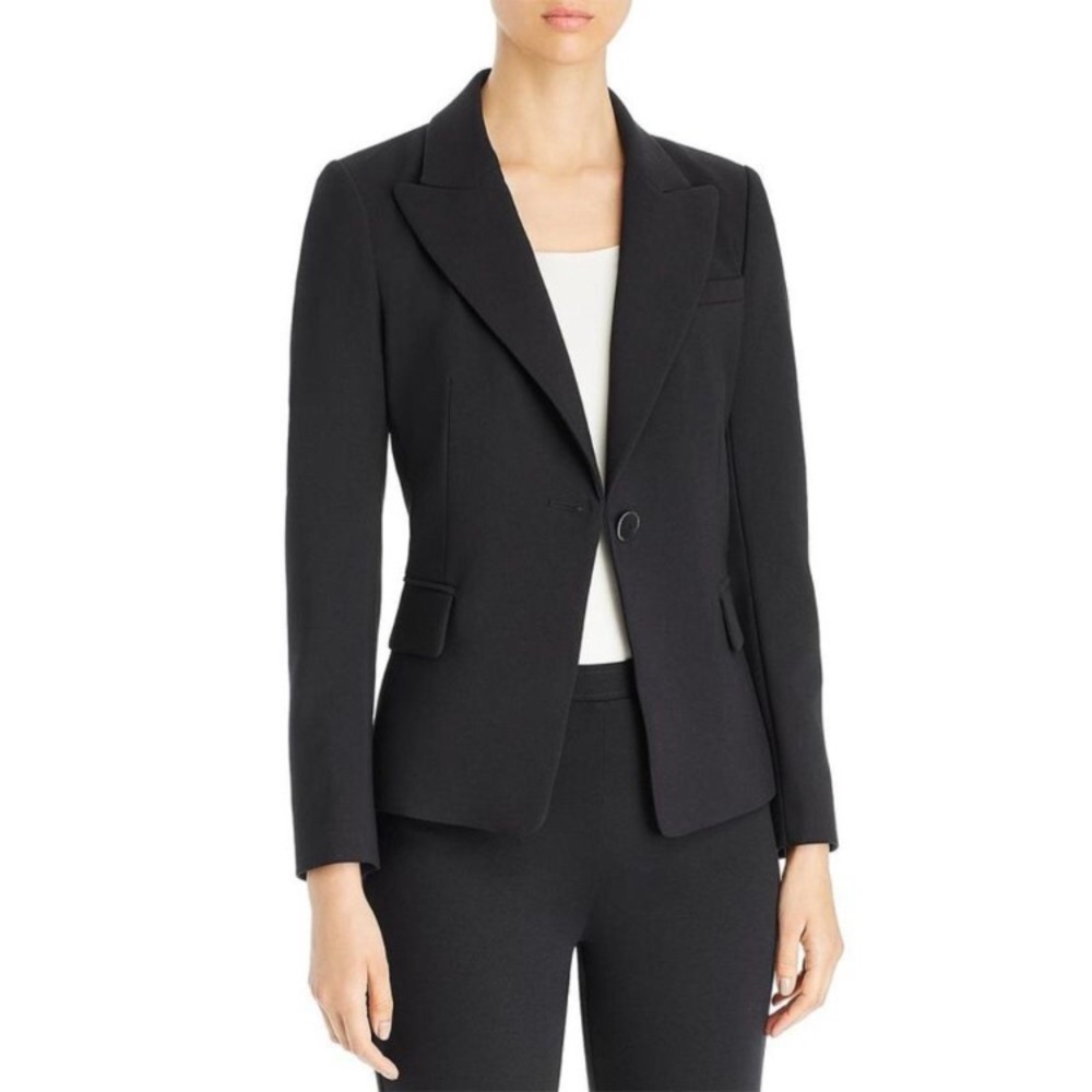 NWT Kobi Halperin Dylan Black One Button Blazer